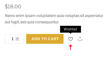 Wishlist feature allows users to add their favorite items which can revisit later. When an item is wishlisted, there is a sparkling animation to enhance user experience.